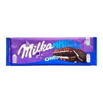 Barra Chocolate Milka Recheado Oreo 300G (Europa)