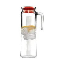 Jarra de Vidrio Pasabahce Frigo 80052 Con Tapa 1.3L