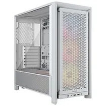 Gabinete Gamer Corsair Frame 4000 Series Airflow CC-9011297-WW Mid Tower / 3 Cooler / Argb - Branco