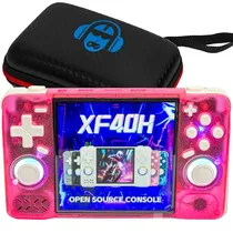 Console Portátil XF40H 128GB de 4" com 22.000 Jogos - Sparkle Powder