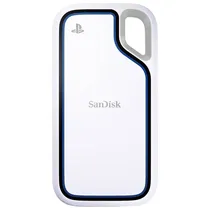 SSD Externo de 1TB Sandisk Extreme Portable SDSSDE62P-1T00-G25 para Console Playstation 5 – Blanco