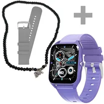 Relógio G-Tide Q1 com Bluetooth - Purple + Pulseira