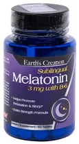 Earth's Creation Melatonin 3MG With B-6 (60 Tabletas)