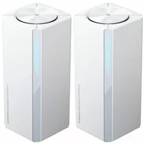 Roteador Xiaomi RD28 DVB4462GL Mesh System AX3000 Ne NFC Dual Band / 2.4GHZ / 5GHZ / Wi-Fi 6 - Branco (Kit com 2)