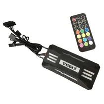 Controlador de Cooler Satellite ACB-5 Argb 3 Pinos 5V/9XPWM/9X - Black