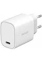 Philips Cargador DLP4322CW/70 33W USB-C/A s/Cable White
