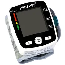 Aparelho de Pressão Digital para Pulso Prosper P-4509 Tela LCD - Branco