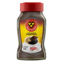 Café 3 Corações Solúvel Granulado 50GR
