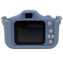 Camera Infantil Luo LU-X208 com Display Blue