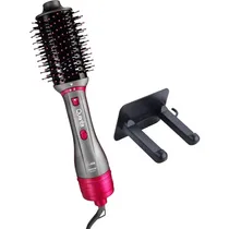Quanta Cepillo Secador QTES6001 2T/1300W/Soport Bivolt Gris/Rosa