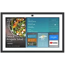 Tela Inteligente Amazon Echo Show 15 2ª Geração 15.6" Full HD / Alexa / Bluetooth / Wi-Fi - Preto / Branco
