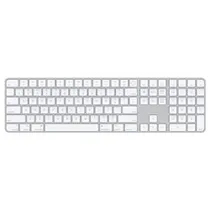 Teclado Apple Magic MK2C3LL/ A Touch Id Numeric / Wireless / Bluetooth / Inglês - Prata / Branco