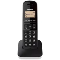 Telefone Sem Fío Panasonic KX-TGB310LAW com Identificador de Chamadas - Preto/Branco