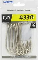 Anzol Marine Sports 4330 11/0 com 10 Peças