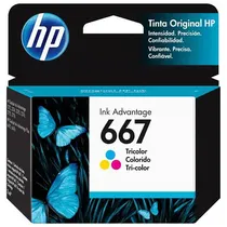 Cartucho HP 667 3YM78AL para Impressora HP – Colorido