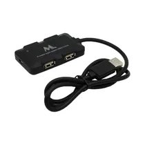 Mtek Hub HB-8102 4 Puertos USB 2.0 Negro