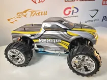 Carro Himoto 1/10 Eldorada Truck .18 Nitro 4WS Silver/Yellow HI6101