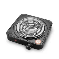 Cocina Eléctrica Smartfy FG01B 1 Quemador Espiral 1000W 220V Black