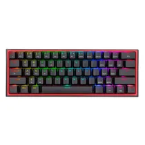 Teclado Redragon K616-RGB Fizz Pro Black Sem Fio