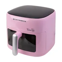 Fritadeira Elétrica Air Fryer Electrobras Thalia TLAF-65D - 1500W - 6.5L - 220V - Rosa