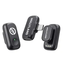 Microfone Sem Fio Hollyland Lark A1 Mini Duo USB-C - Preto