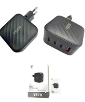 Carregador Vezr (Tipo-C/Tipo-C/Tipo-C/USB) VF04 100W
