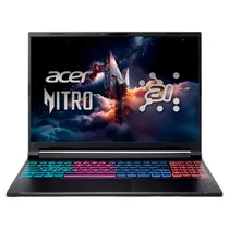 Notebook Acer Nitro V 16S ANV16S-41-R2DX, AMD Ryzen 7 260 3.80GHZ (5.10GHZ), Ai Boost Npu Up To 16TOPS, 16GB Ram, 1TB SSD, Tela 16" 2.5K Wqxga (2560 X 1600) Ips 180HZ, Geforce RTX5070 8GB, Windows 11 Home, Ethernet(RJ45), Inglês, Preto