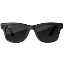 Óculos de Sol Ray Ban Meta Wayfarer Gen 2 RW4012 com Câmera/Wi-Fi - Matte Black/Polar Gradient Graphite