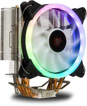 Air Cooler Cpu Sate CC-73 Argb, 120MM, Intel 115X/ 1200/ 1366, AMD AM2/ AM3/ AM4/ AM5/ FM2/ FM1, Preto