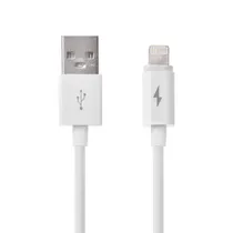 Cabo USB Lightning Mox MO-2001 - Branco 2 Metros