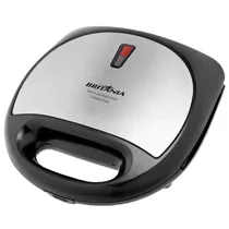 Britania Sandwichera Grill Crome Inox 220V Negro