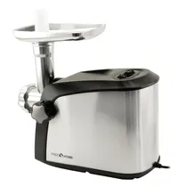 Moedor de Carne Elétrico Free Home Meat Grinder FR-M1400 - 1400W - 110V/60HZ - Preto e Prata