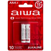 Pilha Alcalina AAA Aiwa LR03 AWBAPLR03P21 1.5V - 2 Unidades