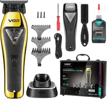 Cortador de Cabelo Recarregável VGR Voyager Hair Trimmer V-994 Preto/Dourado