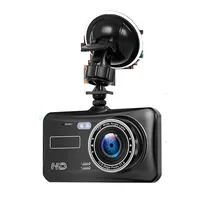 Camera DVR para Carro Blackbox K0172 Dual Lens / HD / 4" / 170º / Sensor / Microfone / 3MP / 5V / 1A / 300MAH - Preto