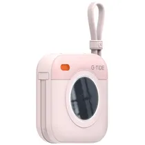 Carregador Portátil Wireless G-Tide Multi X1 10.000MAH Lightning/USB-C 20W - Pink