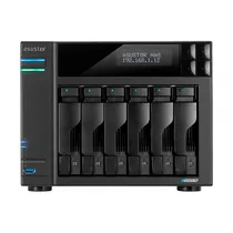 Servidor Nas Asustor AS6706T QC 2.0/ 6BAY/ 8GB/ 4 M.2 2-Gblan/ USB3.2