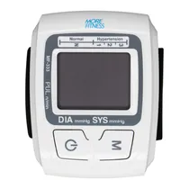 Medidor de Pressão More Fitness MF-333 - para Pulso - Branco