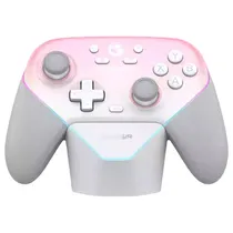 Controle Gamesir Super Nova T4N Pro com Base Pink PC/Switch/Android/Ios