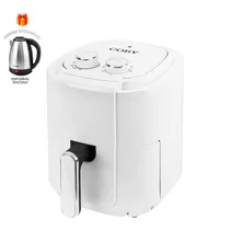 Fritadeira Elétrica Air Fryer Coby Family Home CY-AIRF-3.5L-White - 1200W - 3.5L - com Jarra Elétrica Coby - 110V/60HZ - Branco