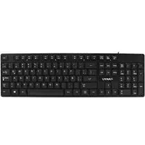 Teclado Sate AK-952 Espanhol USB Preto