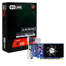 Placa de Vídeo 1GB Goline GL-R5-230-1GB-D3 Radeon R5 230 DDR3 PCI Express