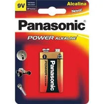 Bateria Alkalina Panasonic 9V