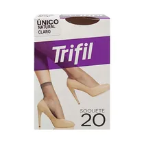 Media Fina Trifil Soquete 20 Den W06126 0268 Natural Claro 1 Par