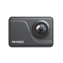 Camera de Video Akaso V50 Pro Camera de Ação Esportiva / 20MP / 4K / 60FPS / Ultra HD / Tela Touch / 2 Baterias - Preto