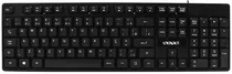 Teclado Sate AK-921 USB - Black (Português)