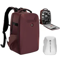 K&F KF13-134V5 Mochila Haedshell Red 22L