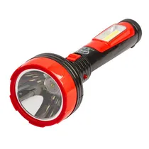 Lanterna Ecopower 2W - Recarregável - Preto e Verm