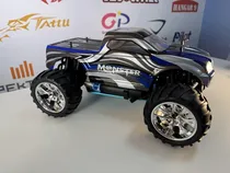 Carro Himoto 1/10 Eldorada Truck .18 Nitro 4WS Silver/Blue HI6101