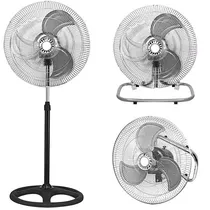Ventilador Krab KBVC31 / 3 Em 1 / 18" / 60W / 220-240V ~ 50HZ - Inox